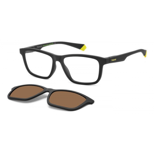 Brille  Polaroid Pld 2147/cs col. 003/he Unisex Squadrata Nero