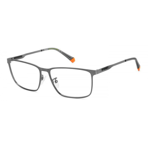 Brille  Polaroid Pld d494/g col. r80 Uomo Squadrata Rutenio scuro opaco