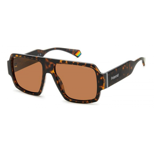 Sonnenbrillen  Polaroid Pld 6209/s/x col. 086/he Unisex Squadrata Havana