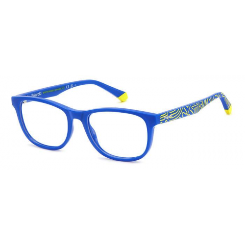 Brille  Polaroid Pld d832 col. dcd Bambino Squadrata Blu/giallo