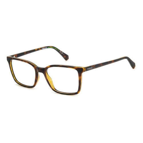 Brille  Polaroid Pld d499 col. 086 Uomo Squadrata Havana