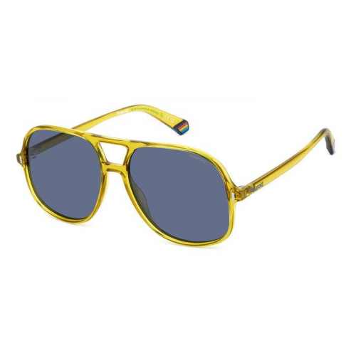 Sonnenbrillen  Polaroid Pld 6217/s col. 40g/c3 Unisex Pilot Giallo