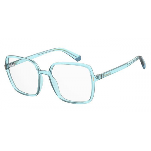 Brille  Polaroid Pld d526 col. mvu Donna Squadrata Azzurro