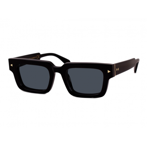 Clip on  Xlab Mod. gambier col. schwarzer / polarisierter rauch Unisex Rechteckig Schwarz