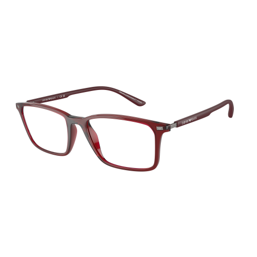 Brille  Emporio armani Ea3237  col. 6109 Uomo Squadrata Rosso