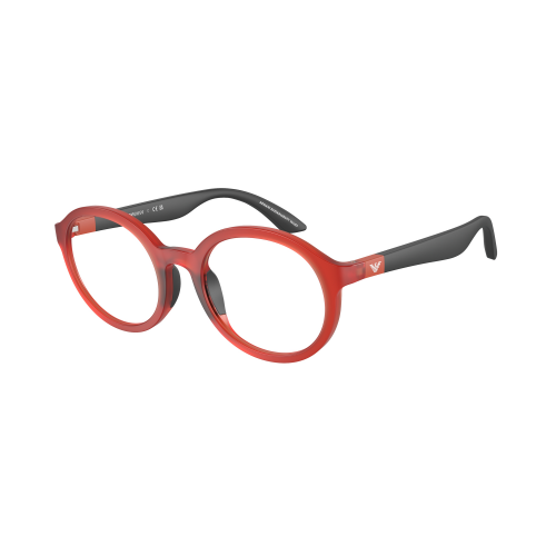 Brille  Emporio armani Ek3005  col. 6128 Bambino Rotonda Rosso