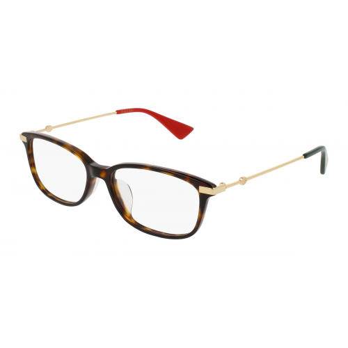 Brille  Gucci Gg0112oa col. 002 Damen Rechteckig Havana