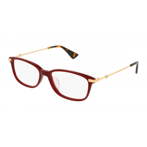 Brille  Gucci Gg0112oa col. 005 Damen Rechteckig Bordeaux