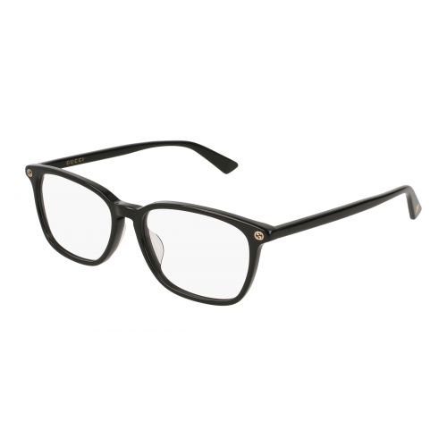 Brille  Gucci Gg0156oa col. 001 Damen Rechteckig Schwarz