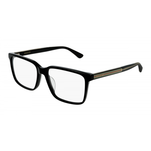 Brille  Gucci Gg0385oa col. 001 Herren Rechteckig Schwarz