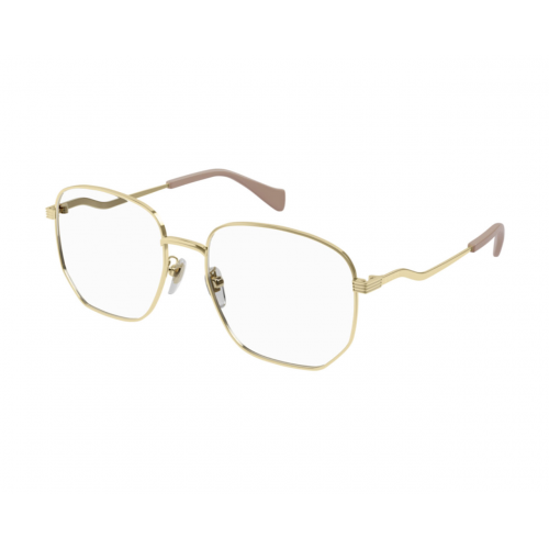 Brille  Gucci Gg0973o col. 001 Damen Rechteckig Gold