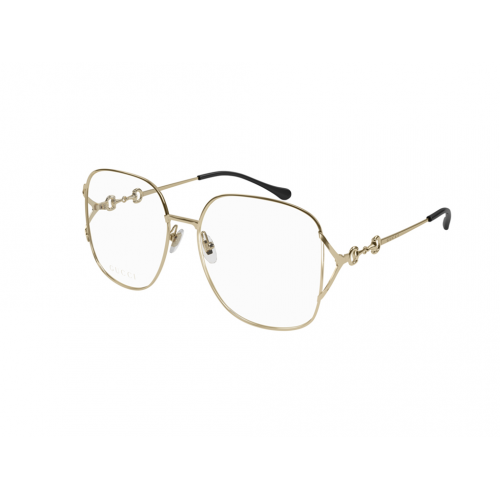 Brille  Gucci Gg1019o col. 001 Damen Oversize Gold