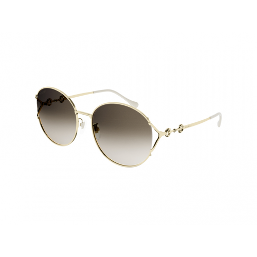 Sonnenbrillen  Gucci Gg1017sk col. 003 Damen Runden Gold