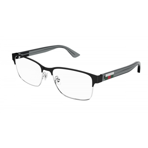 Brille  Gucci Gg0750o col. 004 Herren Rechteckig Silber