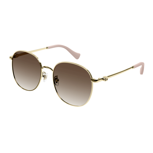 Sonnenbrillen  Gucci Gg1142s col. 002 Damen Runden Gold