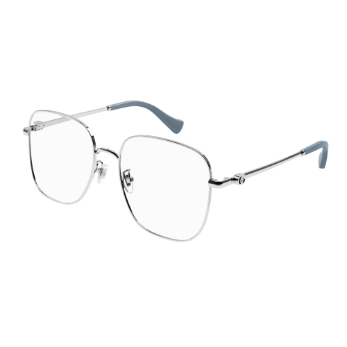 Brille  Gucci Gg1144o col. 002 Damen Rechteckig Silber