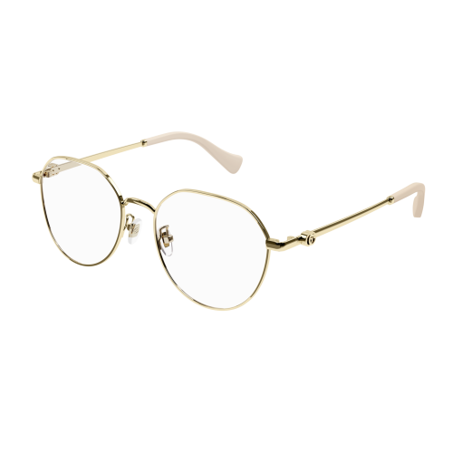 Brille  Gucci Gg1145o col. 001 Damen Runden Gold