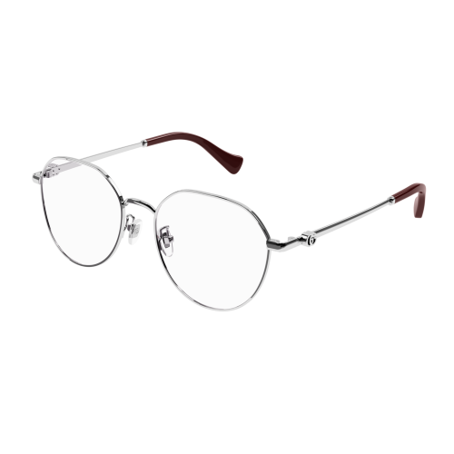 Brille  Gucci Gg1145o col. 002 Damen Runden Silber