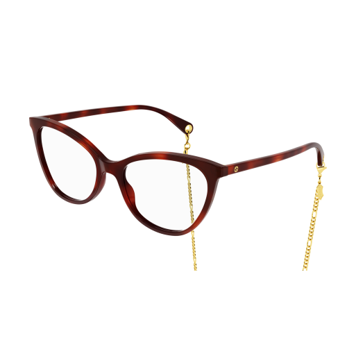 Brille  Gucci Gg1079o col. 002 Damen Cat eye Havana