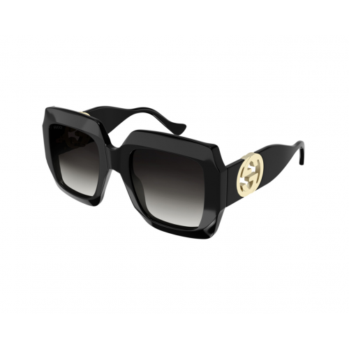 Sonnenbrillen  Gucci Gg1022s col. 006 Damen Rechteckig Schwarz