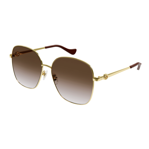 Sonnenbrillen  Gucci Gg1089sa col. 002 Damen Rechteckig Gold