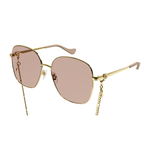 Sonnenbrillen  Gucci Gg1089sa col. 003 Damen Rechteckig Gold