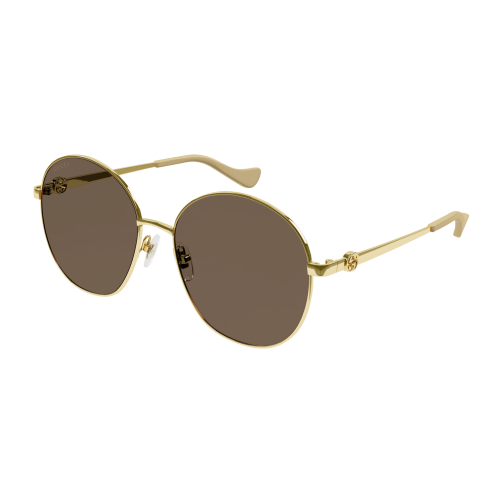 Sonnenbrillen  Gucci Gg1090sa col. 003 Damen Runden Gold