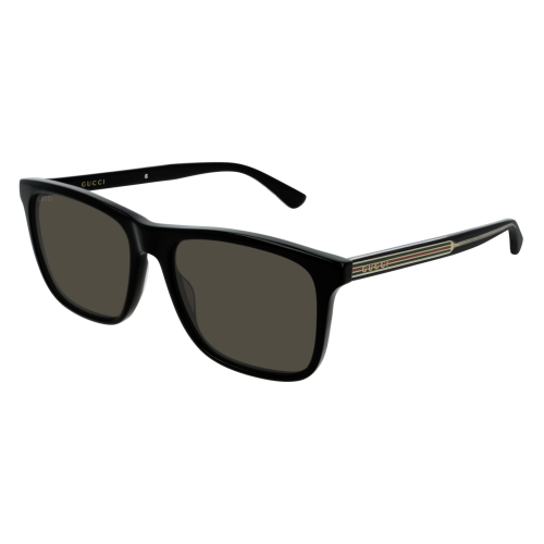 Sonnenbrillen  Gucci Gg0381sn col. 007 Herren Rechteckig Schwarz