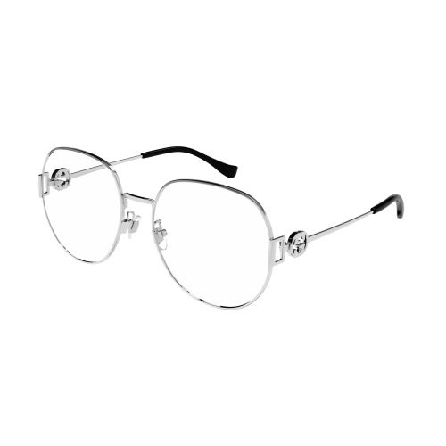 Brille  Gucci Gg1208o col. 003 Damen Runden Silber