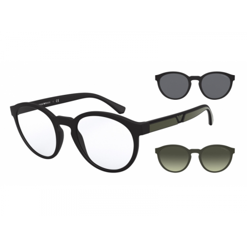 Sonnenbrillen  Emporio armani Ea4152  col. 50421w Herren Pantos Schwarz