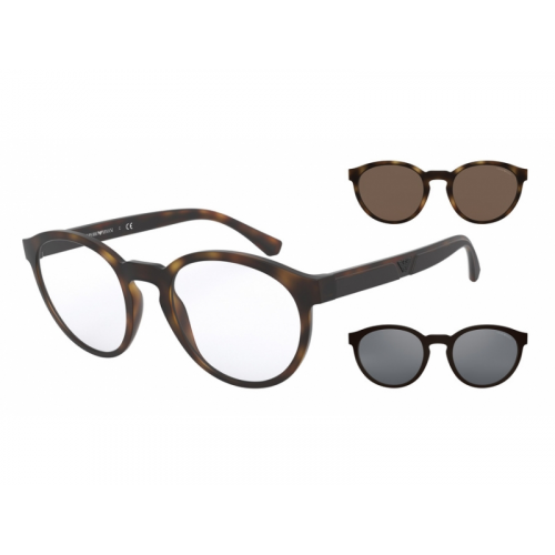 Sonnenbrillen  Emporio armani Ea4152  col. 58021w Herren Pantos Schildpatt