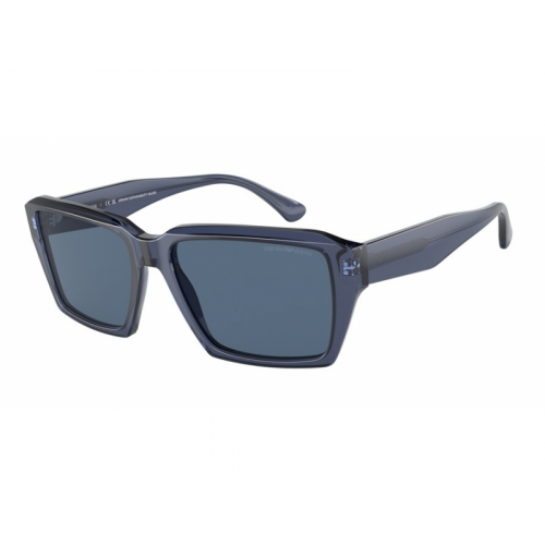 Sonnenbrillen  Emporio armani Ea4186 col. 507280 Herren Rechteckig Transparentes blau