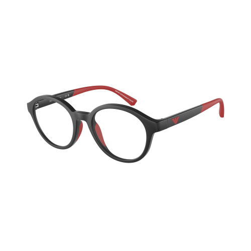 Brille  Emporio armani Ek3202  col. 5001 Kinder Runden Schwarz