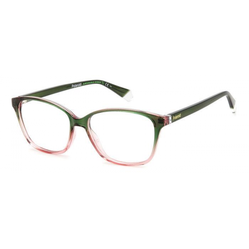 Brille  Polaroid Pld d466 col. iwb Damen Rechteckig Grün / rosa