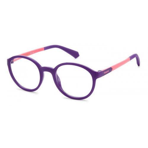 Brille  Polaroid Pld d830 col. 365 Kinder Runden Fuchsia lila