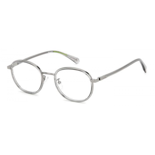 Brille  Polaroid Pld d475/g col. 6lb Unisex Runden Silber