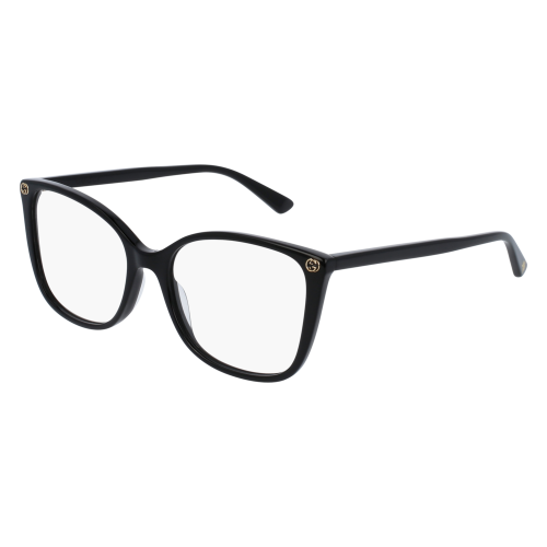 Brille  Gucci Gg0026o col. 001 Damen Cat eye Schwarz