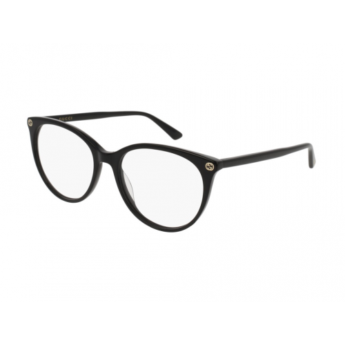 Brille  Gucci Gg0093o col. 001 Damen Runden Schwarz