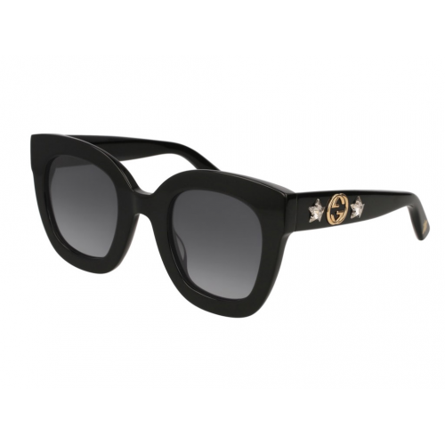 Sonnenbrillen  Gucci Gg0208s col. 001 Damen Rechteckig Schwarz