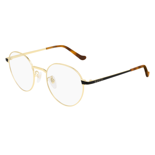 Brille  Gucci Gg0581o col. 005 Unisex Runden Gold