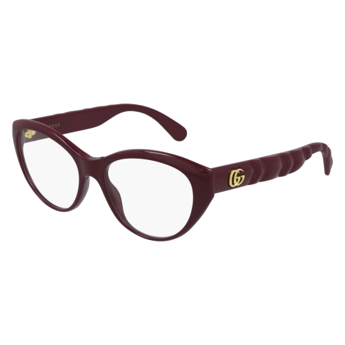 Brille  Gucci Gg0812o col. 003 Damen Runden Bordeaux