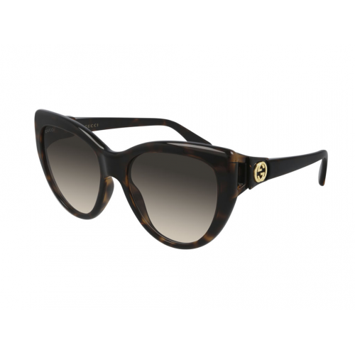 Sonnenbrillen  Gucci Gg0877s col. 002 Damen Cat eye Havana