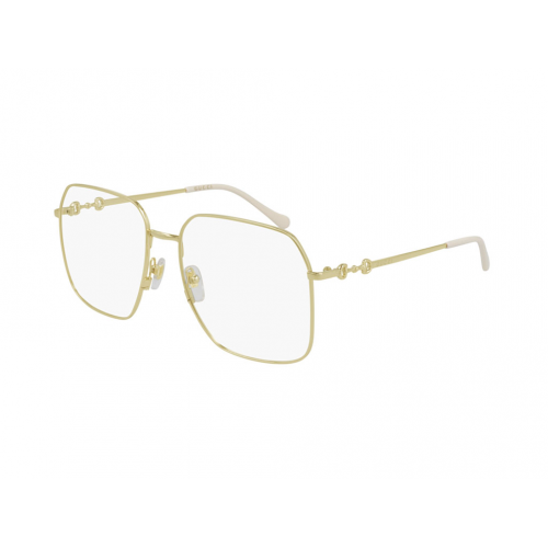 Brille  Gucci Gg0952o col. 001 Unisex Rechteckig Gold