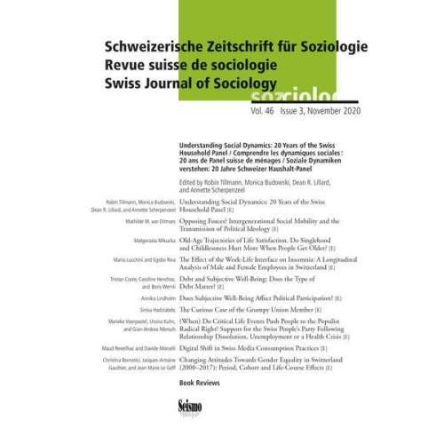 Schweizerische Zeitschrift für Soziologie