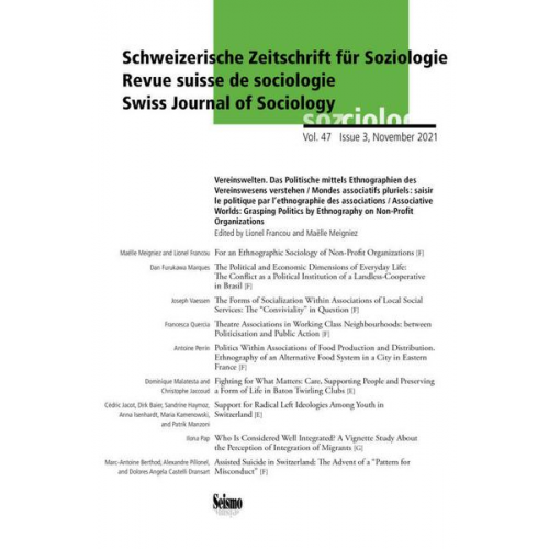 Schweizerische Zeitschrift für Soziologie