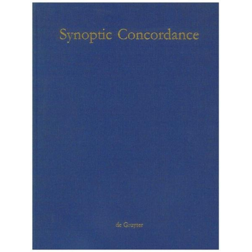 Paul Hoffmann & Thomas Hieke & Ulrich Bauer - Paul Hoffmann; Thomas Hieke; Ulrich Bauer: Synoptic Concordance / Synoptic Concordance