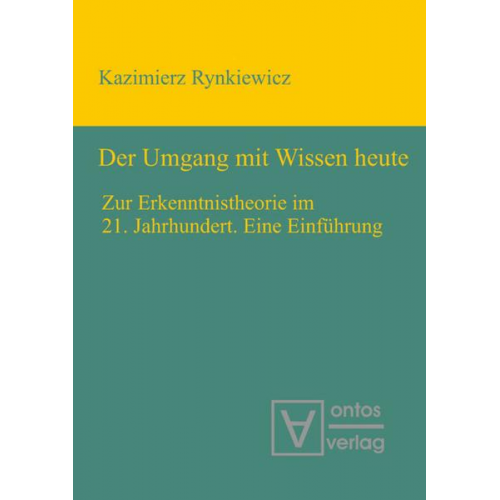 Kazimierz Rynkiewicz - Der Umgang mit Wissen heute