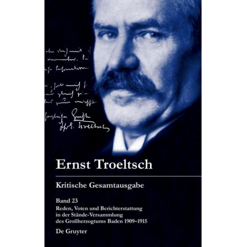 Ernst Troeltsch - Ernst Troeltsch: Kritische Gesamtausgabe / Reden, Voten und Berichterstattung in der Stände-Versammlung des Großherzogtums Baden 1909–1915