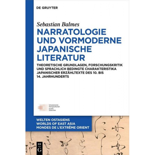 Sebastian Balmes - Narratologie und vormoderne japanische Literatur