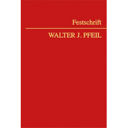 Festschrift Pfeil